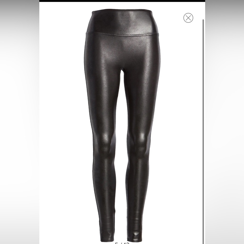 Spank Faux Leather leggings